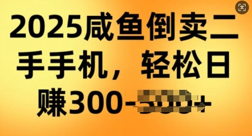2025闲鱼倒卖二手手机，高客单，高利润，轻松日入3张-AI关键字