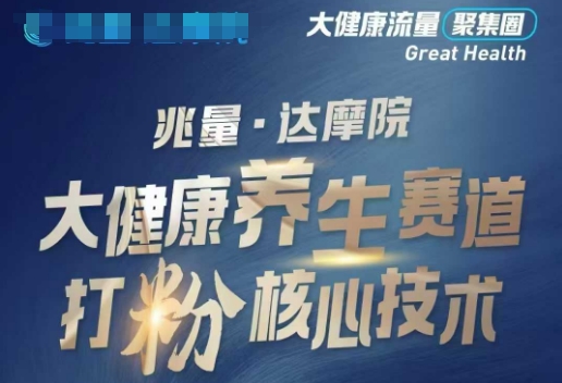 大健康打粉引流，大健康养生赛道暴利打粉新玩法-AI关键字